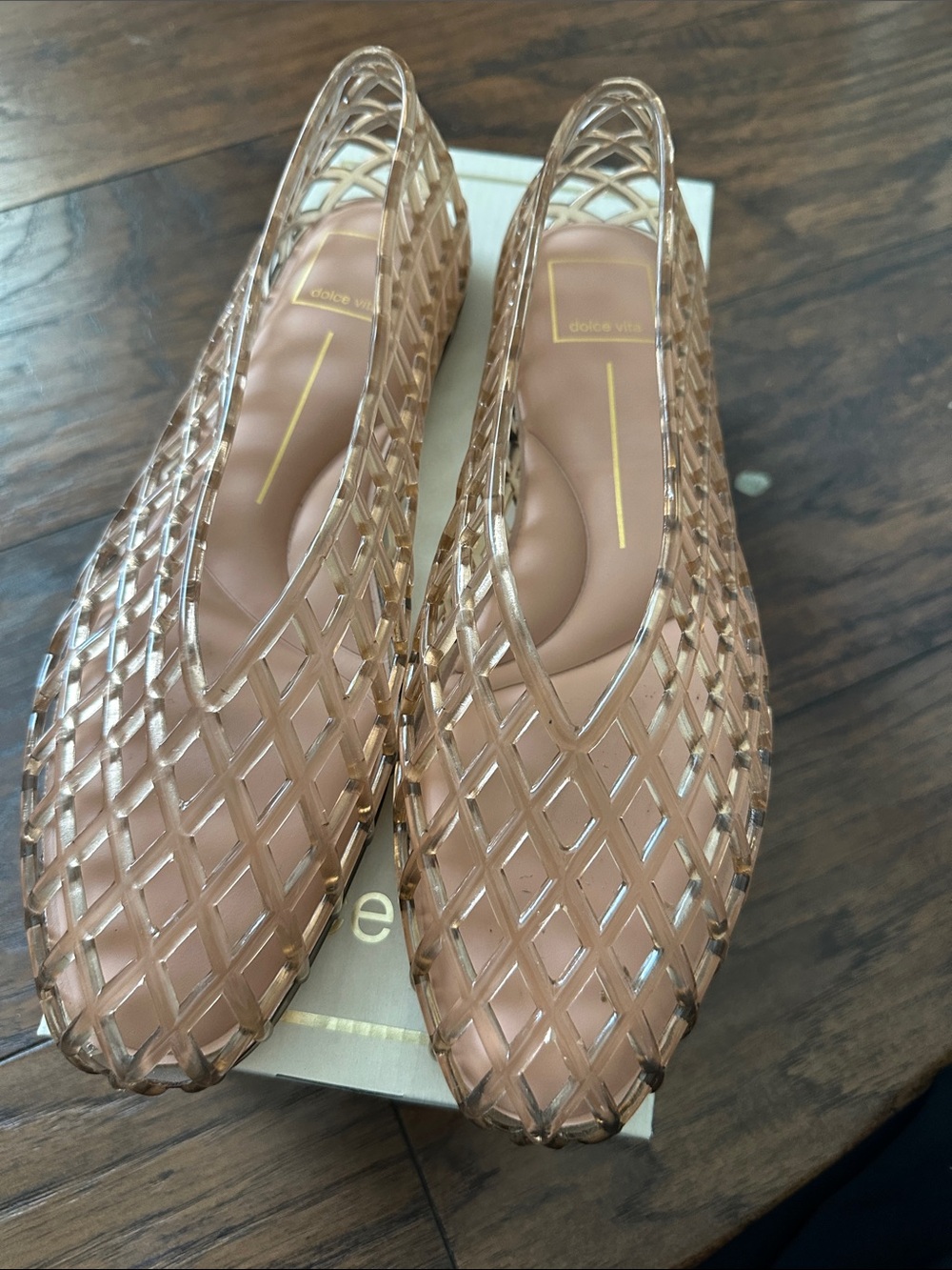 Dolce Vita Jam Mocha Jelly Flats